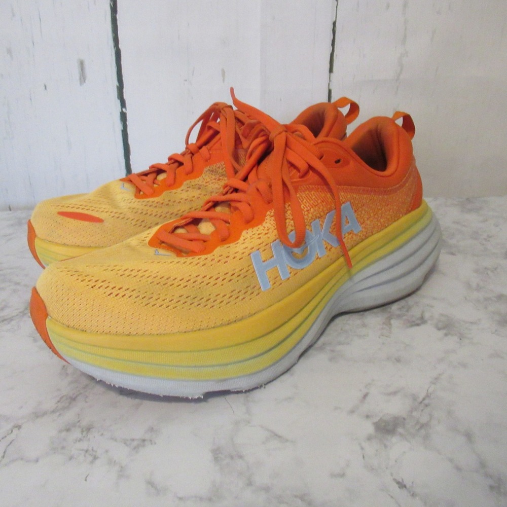 Hoka One One Sneakers Mens 8.5 42 D Bondi 8 Running Walking